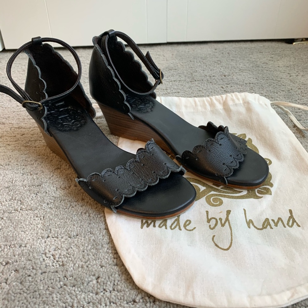 Stella ELF Leather Wedge Sandal - Picture 2 of 4